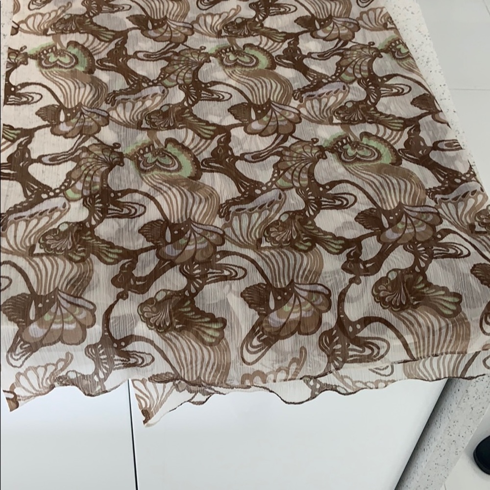 Long and large scraf (dress/skirt)